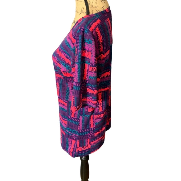 LuLaRoe Purple Pink Green Top Size XL - Picture 6 of 8